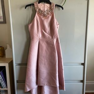 NWT Adrianna Pappell high neck highlow party dress